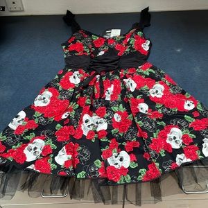 Hot topic skull dress